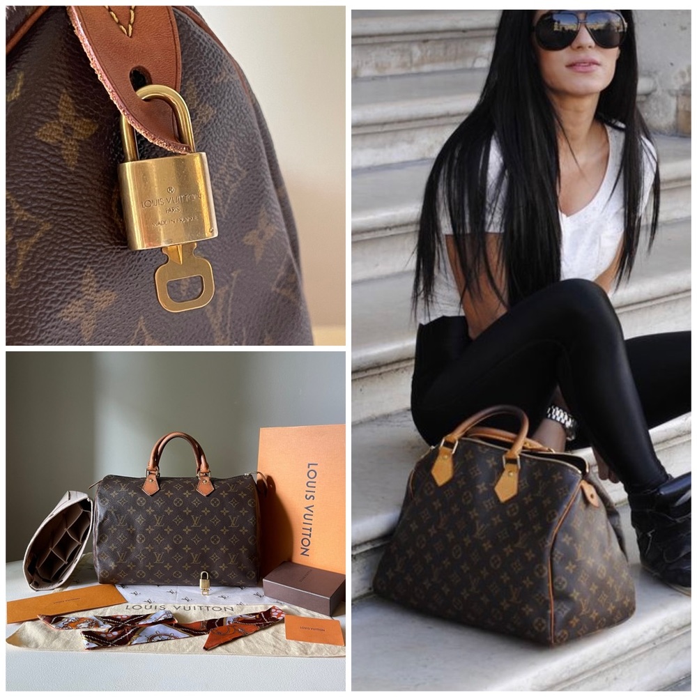 Louis Vuitton - Speedy Monogram Lock Key Dust Bag